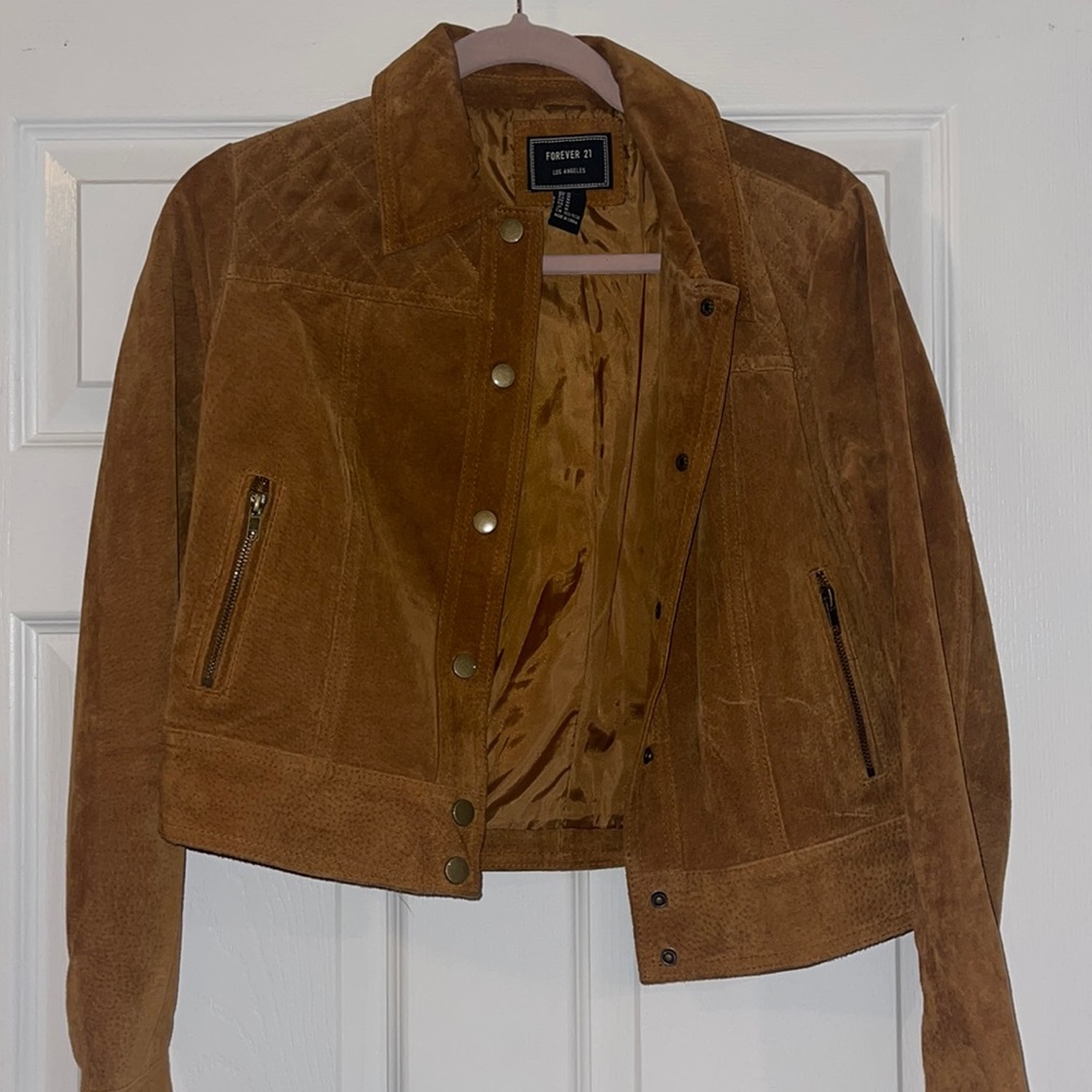 Forever 21 suede jacket